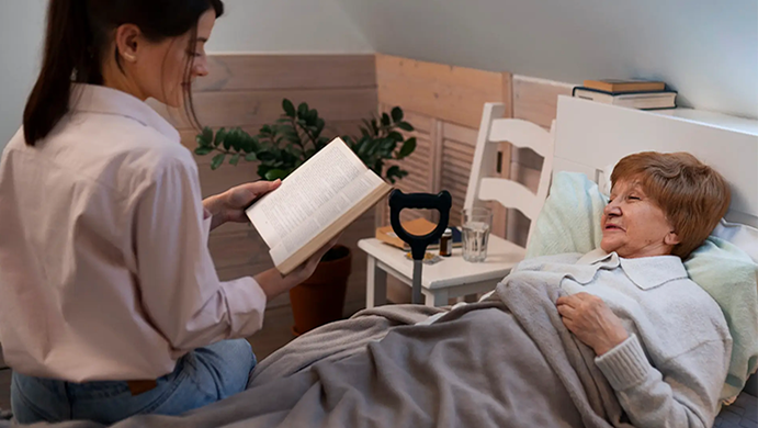 Pflege von bettlägerigen Menschen